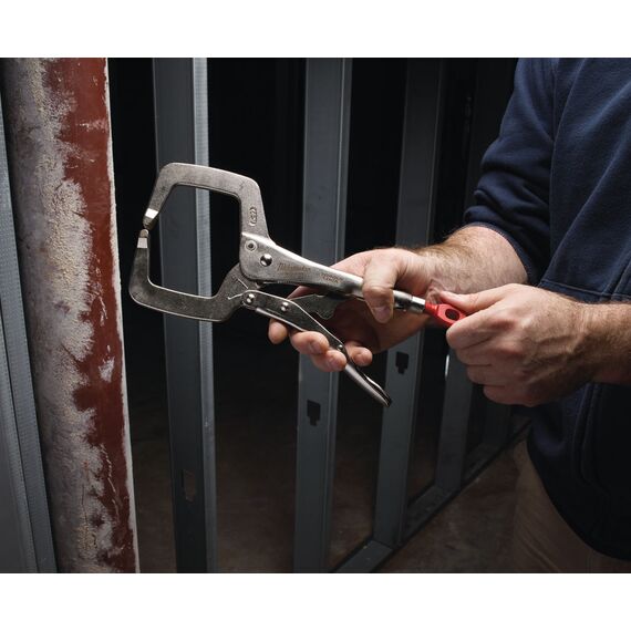 Удлиненная струбцина с неподвижными губками Milwaukee 11˝ Type C TORQUE LOCK™ HAND CLAMPS WITH REGULAR PADS - 4932471728, внеший вид, изображение 4