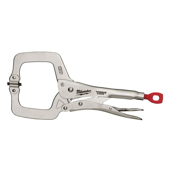 Струбцина с подвижными губками Milwaukee 11˝ Type C TORQUE LOCK™ HAND CLAMPS WITH SWIVEL PADS - 4932471727, внеший вид