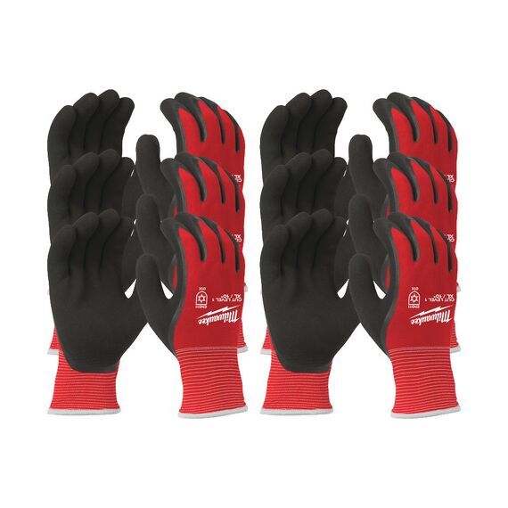 Перчатки рабочие утепленные Milwaukee 12 PACKWINTER CUT LEVEL 1 10／XL - 4932471608, Модель: 12 PACKWINTER CUT LEVEL 1 10／XL, внеший вид