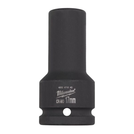 Ударная головка Milwaukee ¾ IMPACT SOCKET LONG 17 MM удлиненная - 4932471642, Модель: ¾ IMPACT SOCKET LONG 17 MM, внеший вид
