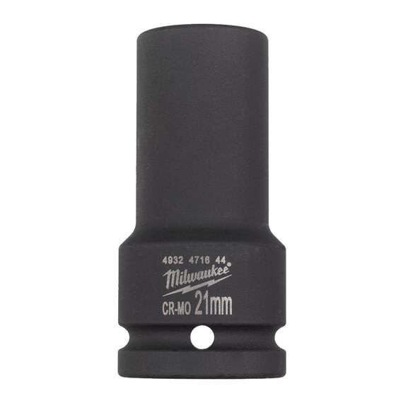 Ударная головка Milwaukee ¾ IMPACT SOCKET LONG 21 MM удлиненная - 4932471644, Модель: ¾ IMPACT SOCKET LONG 21 MM, внеший вид