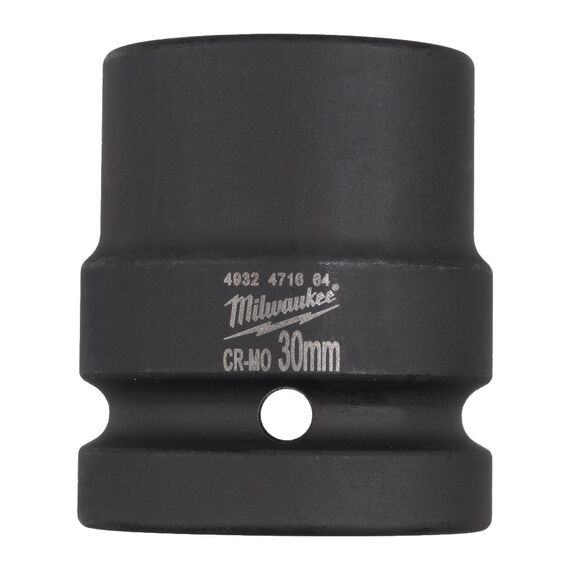 Ударная головка Milwaukee 1˝ IMPACT SOCKET SHORT 30 MM укороченная - 4932471664, Модель: 1˝ IMPACT SOCKET SHORT 30 MM, внеший вид
