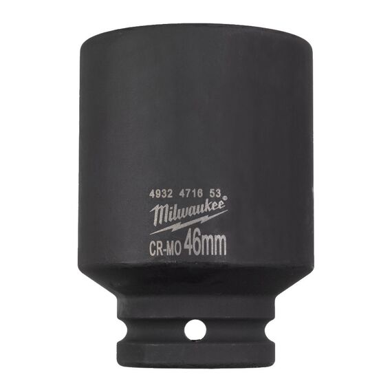 Ударная головка Milwaukee ¾ IMPACT SOCKET LONG 46 MM удлиненная - 4932471653, Модель: ¾ IMPACT SOCKET LONG 46 MM, внеший вид