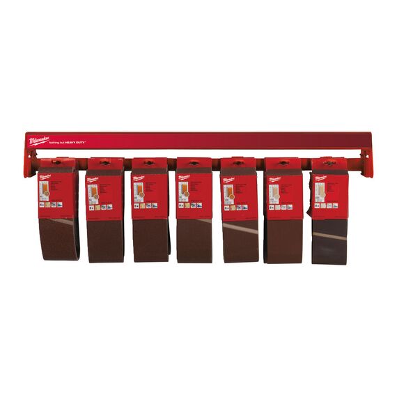 Шлифовальная лента Milwaukee 620 mm на дисплее - 4932430558, внеший вид
