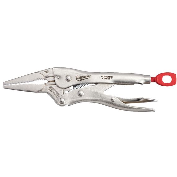 Зажим с удлиненными губками Milwaukee 6˝ TORQUE LOCK™ LONG NOSE - 4932471731, внеший вид