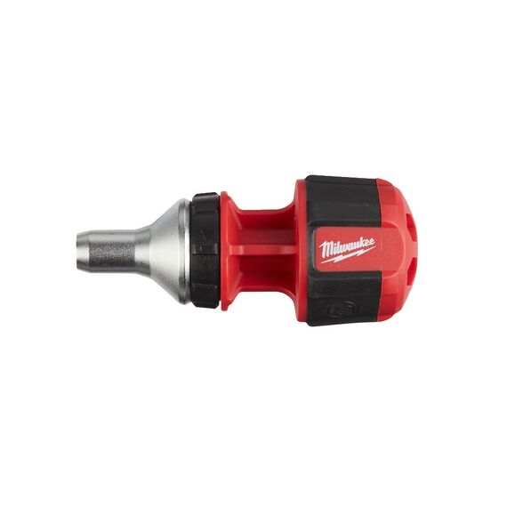 Универсальная короткая отвертка с трещоткой Milwaukee 8 IN 1 COMPACT RATCETING MULTI-BIT SCREWDRIVER - 4932471868, Тип отвертки: Набор, Модель: 8 IN 1 COMPACT RATCETING MULTI-BIT SCREWDRIVER, внеший вид, изображение 5