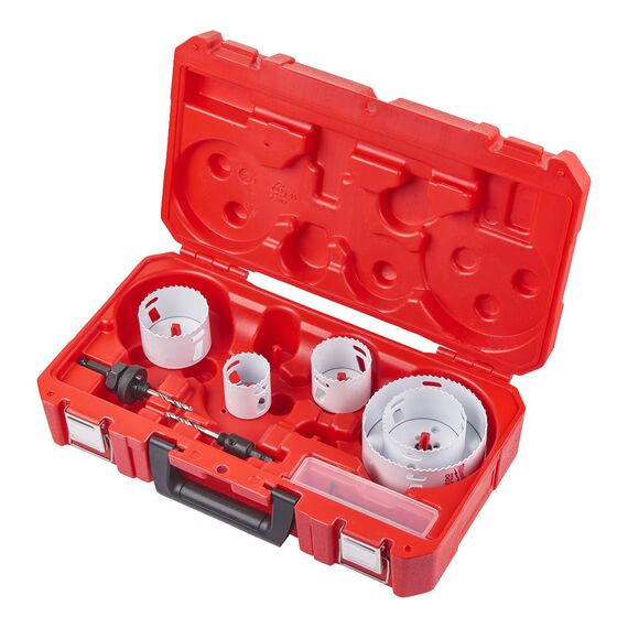 Набор биметаллических коронок Milwaukee HOLE DOZER KIT no.8 9 pc - 4932471326, внеший вид