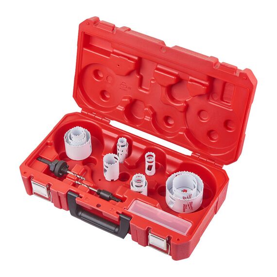 Набор биметаллических коронок Milwaukee HOLE DOZER KIT no.9 15 pc - 4932471370, внеший вид