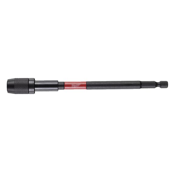 Магнитный держатель бит с фиксатором Milwaukee LOCKING BIT HOLDER 152 MM LONG SERIES - 4932471824, внеший вид