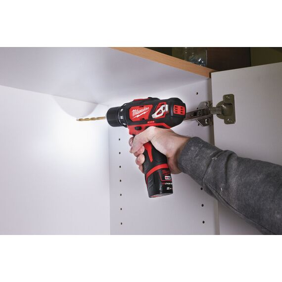 Аккумуляторная дрель-шуруповерт Milwaukee M12 BDD-202C - 4933441915, Модель: M12 BDD-202C, внеший вид, изображение 12