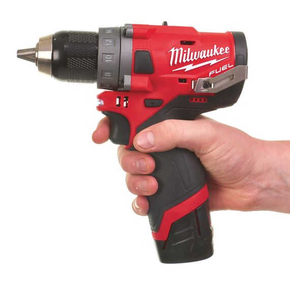 Аккумуляторная дрель-шуруповерт Milwaukee M12 FDD-202X - 4933459816, Модель: M12 FDD-202X, внеший вид, изображение 3