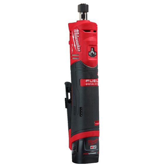 Аккумуляторная цанговая прямошлифмашина Milwaukee M12 FUEL FDGS-422B - 4933471436, Модель: M12 FUEL FDGS-422B, внеший вид, изображение 2