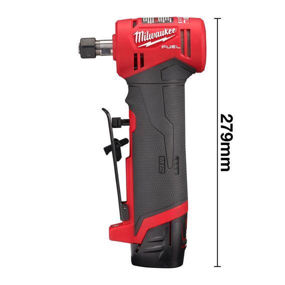 Аккумуляторная угловая цанговая шлифмашина Milwaukee M12 FUEL FDGA-422B - 4933471440, внеший вид, изображение 5
