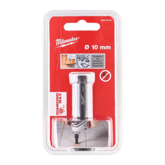 Алмазная коронка Milwaukee M14 Diamond Drill 10mm 1pc - 4932471761, Модель: M14 Diamond Drill 10mm 1pc, внеший вид, изображение 2