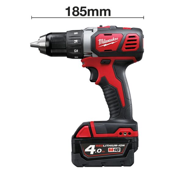 Аккумуляторная дрель-шуруповерт Milwaukee M18 BDD-402C - 4933443565, Модель: M18 BDD-402C, фото, изображение 3 Аккумуляторная дрель-шуруповерт Milwaukee M18 BDD-402C - 4933443565, Модель: M18 BDD-402C, внеший вид, изображение 3