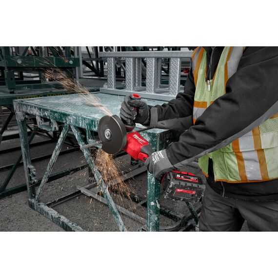 Аккумуляторная углошлифовальная машина Milwaukee M18 FHSAG125XPDB-552X - 4933471080, Модель: M18 FHSAG125XPDB-552X, внеший вид, изображение 9