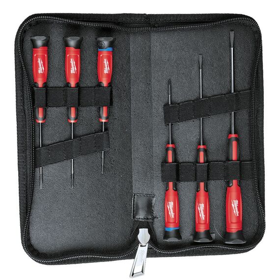 Набор отверток для точной механики Milwaukee PRECISION SCREWDRIVER 6ps - 4932471869, Модель: PRECISION SCREWDRIVER 6ps, внеший вид, изображение 2