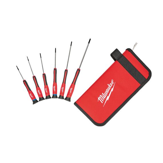 Набор отверток для точной механики Milwaukee PRECISION SCREWDRIVER 6ps - 4932471869, Модель: PRECISION SCREWDRIVER 6ps, внеший вид, изображение 3