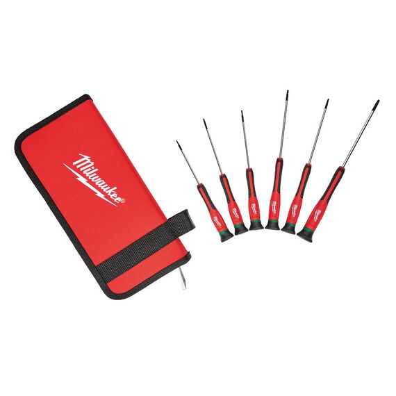 Набор отверток для точной механики Milwaukee TORX PRECISION SCREWDRIVER 6ps - 4932471870, Модель: TORX PRECISION SCREWDRIVER 6ps, внеший вид, изображение 3