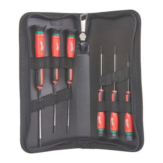 Набор отверток для точной механики Milwaukee TORX PRECISION SCREWDRIVER 6ps - 4932471870, Модель: TORX PRECISION SCREWDRIVER 6ps, внеший вид, изображение 4