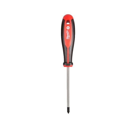 Отвертка магнитная Milwaukee TRI-LOBE SCREWDRIVER PH2 x 125 MM с трехгранной рукояткой - 4932471788, Тип отвертки: PH 2, Модель: TRI-LOBE SCREWDRIVER PH2 x 125 MM, Длина (мм): 125, внеший вид, изображение 2
