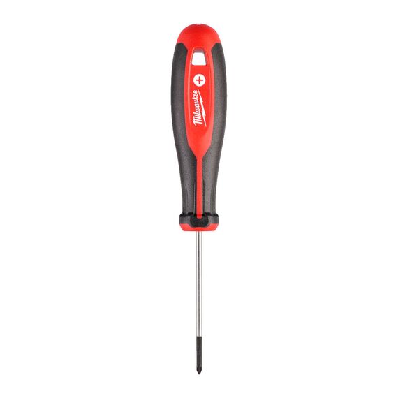 Отвертка магнитная Milwaukee TRI-LOBE SCREWDRIVER PZ0 x 75 MM с трехгранной рукояткой - 4932471790, Тип отвертки: PZ 0, Модель: TRI-LOBE SCREWDRIVER PZ0 x 75 MM, Длина (мм): 75, внеший вид, изображение 2