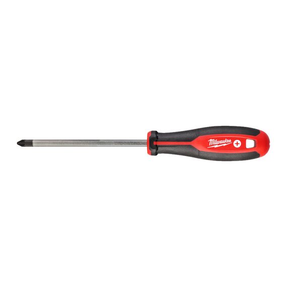 Отвертка магнитная Milwaukee TRI-LOBE SCREWDRIVER PZ2 x 125 MM с трехгранной рукояткой - 4932471793, Тип отвертки: PZ 2, Модель: TRI-LOBE SCREWDRIVER PZ2 x 125 MM, Длина (мм): 125, внеший вид