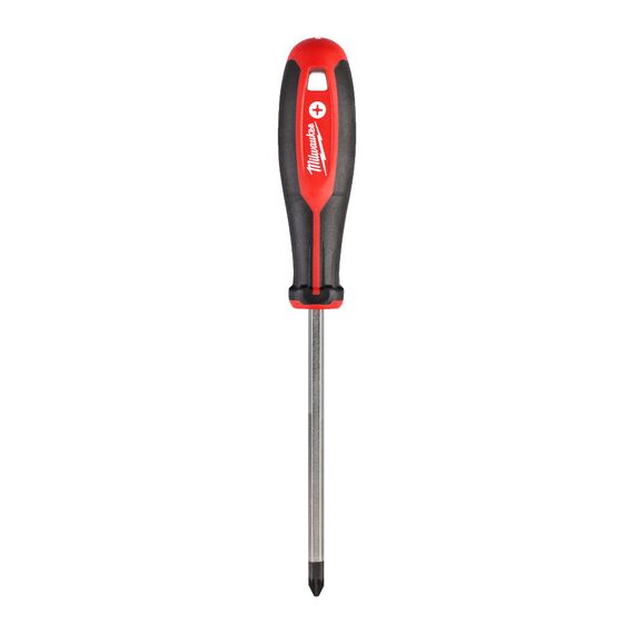 Отвертка магнитная Milwaukee TRI-LOBE SCREWDRIVER PZ2 x 125 MM с трехгранной рукояткой - 4932471793, Тип отвертки: PZ 2, Модель: TRI-LOBE SCREWDRIVER PZ2 x 125 MM, внеший вид, изображение 2