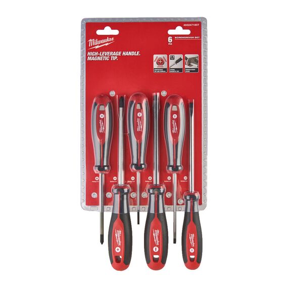 Набор отверток магнитных Milwaukee TRI-LOBE PH-SL SCREWDRIVER SET 6pcs с трехгранной рукояткой - 4932471807, Модель: TRI-LOBE PH-SL SCREWDRIVER SET 6pcs, фото, изображение 2 Набор отверток магнитных Milwaukee TRI-LOBE PH-SL SCREWDRIVER SET 6pcs с трехгранной рукояткой - 4932471807, Модель: TRI-LOBE PH-SL SCREWDRIVER SET 6pcs, внеший вид, изображение 2