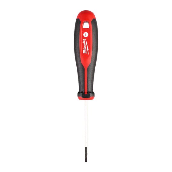 Отвертка магнитная Milwaukee TRI-LOBE SCREWDRIVER SL 0.4 x 2.5 x 75 MM с трехгранной рукояткой - 4932471774, Тип отвертки: SL 0,4 x 2,5, Модель: TRI-LOBE SCREWDRIVER SL 0.4 x 2.5 x 75 MM, Длина (мм): 75, внеший вид, изображение 2