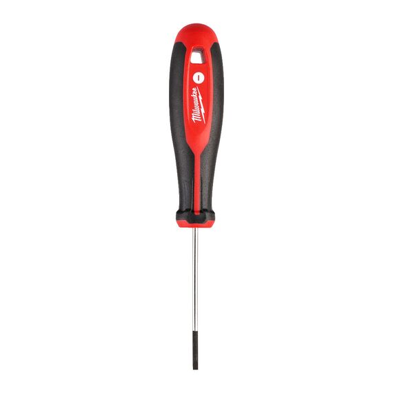 Отвертка магнитная Milwaukee TRI-LOBE SCREWDRIVER SL 0.5 x 3 x 75 MM с трехгранной рукояткой - 4932471775, Тип отвертки: SL 0,5 x 3, Модель: TRI-LOBE SCREWDRIVER SL 0.5 x 3 x 75 MM, Длина (мм): 75, внеший вид, изображение 2
