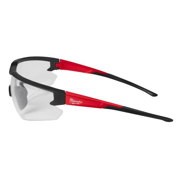 Очки защитные Milwaukee CLEAR SAFETY GLASSES - 4932471881, Модель: SAFETY CLEAR, Цвет: Прозрачные, внеший вид, изображение 2
