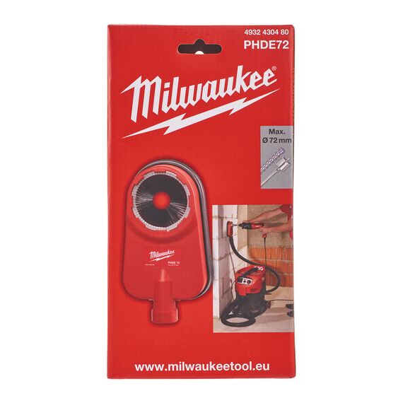 Пылеотвод Milwaukee DUST EXTRACTION PHDE72 - 4932430480, фото, изображение 2 Пылеотвод Milwaukee DUST EXTRACTION PHDE72 - 4932430480, внеший вид, изображение 2