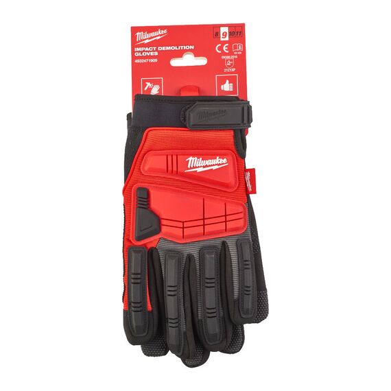 Перчатки рабочие Milwaukee Impact Demolition 9／L - 4932471909, Модель: Impact Demolition 9／L, внеший вид, изображение 2