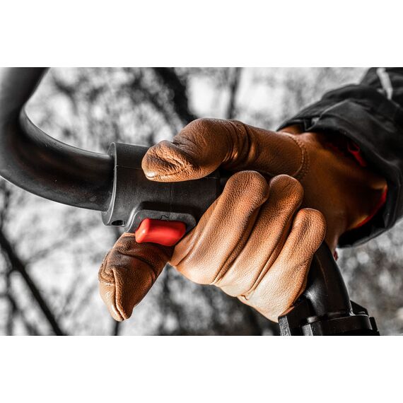 Кожаные перчатки Milwaukee Leather 9/L - 4932478124, Модель: Leather 9/L, Цвет: Черный, коричневый, внеший вид, изображение 4