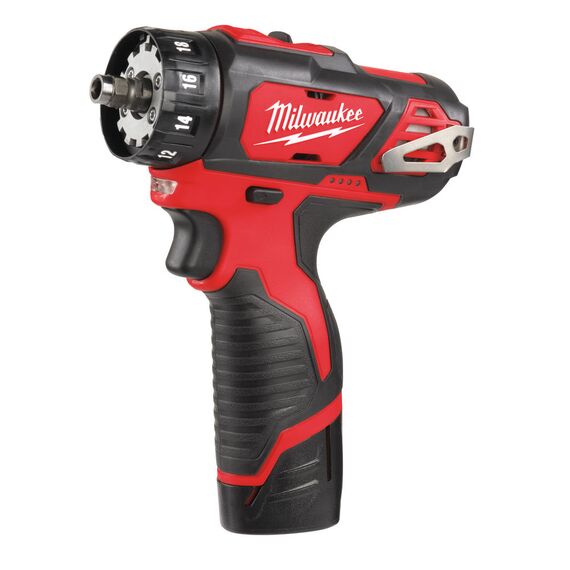 Аккумуляторная дрель-шуруповерт Milwaukee M12 BDDX-202C - 4933447830, Модель: M12 BDDX-202C, внеший вид, изображение 3