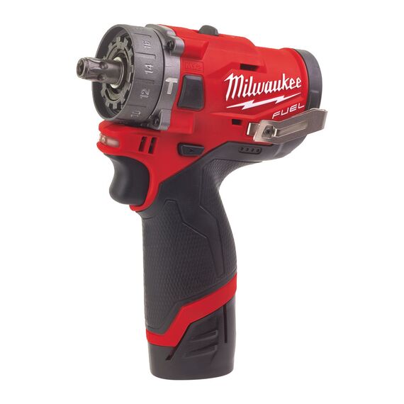Аккумуляторная ударная дрель-шуруповерт со сменным патроном Milwaukee M12 FPDXKIT-202X - 4933464138, Модель: M12 FPDXKIT-202X, внеший вид, изображение 4