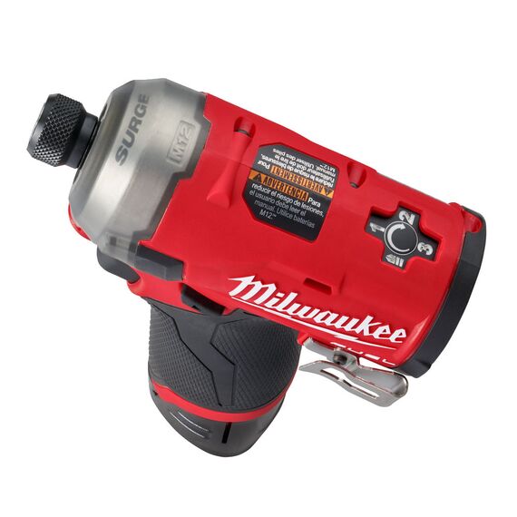 Аккумуляторный импульсный гидравлический винтоверт Milwaukee M12 FQID-202X - 4933464973, Модель: M12 FQID-202X, внеший вид, изображение 5
