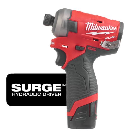 Аккумуляторный импульсный гидравлический винтоверт Milwaukee M12 FQID-202X - 4933464973, Модель: M12 FQID-202X, внеший вид