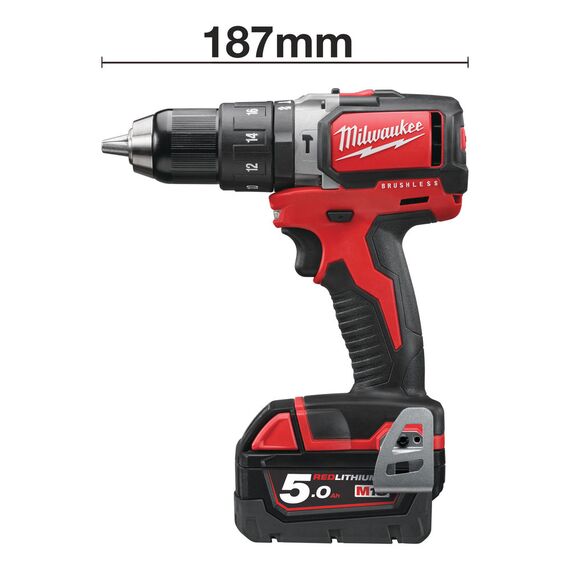 Аккумуляторная ударная дрель-шуруповерт Milwaukee M18 BLPD-502C - 4933448472, Модель: M18 BLPD-502C, внеший вид, изображение 2