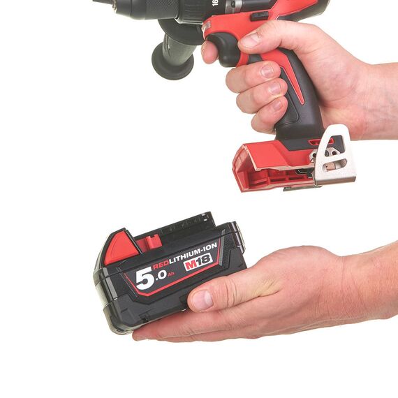 Аккумуляторная ударная дрель-шуруповерт Milwaukee M18 BLPD2-502X - 4933464517, Модель: M18 BLPD2-502X, фото, изображение 12 Аккумуляторная ударная дрель-шуруповерт Milwaukee M18 BLPD2-502X - 4933464517, Модель: M18 BLPD2-502X, внеший вид, изображение 12