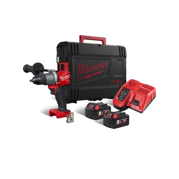 Аккумуляторная дрель-шуруповерт Milwaukee M18 FDD2-502X - 4933464267, Модель: M18 FDD2-502X, внеший вид, изображение 3