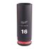 Ударная головка Milwaukee 16 MM ⅜˝ IMPACT SOCKET DEEP удлиненная - 4932480290, Модель: 16 MM ⅜˝ IMPACT SOCKET DEEP, фото Ударная головка Milwaukee 16 MM ⅜˝ IMPACT SOCKET DEEP удлиненная - 4932480290, Модель: 16 MM ⅜˝ IMPACT SOCKET DEEP, внеший вид