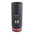 Ударная головка Milwaukee 17 MM ⅜˝ IMPACT SOCKET DEEP удлиненная - 4932480291, Модель: 17 MM ⅜˝ IMPACT SOCKET DEEP, фото Ударная головка Milwaukee 17 MM ⅜˝ IMPACT SOCKET DEEP удлиненная - 4932480291, Модель: 17 MM ⅜˝ IMPACT SOCKET DEEP, внеший вид