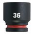 Ударная головка Milwaukee 36 MM ¾˝ IMPACT SOCKET STD - 4932480372, Модель: 36 MM ¾˝ IMPACT SOCKET STD, фото Ударная головка Milwaukee 36 MM ¾˝ IMPACT SOCKET STD - 4932480372, Модель: 36 MM ¾˝ IMPACT SOCKET STD, внеший вид