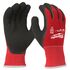 Перчатки рабочие утепленные Milwaukee 72 PACK BULK WINTER CUT A GLOVES 8／M - 4932479000, Модель: 72 PACK BULK WINTER CUT A GLOVES 8／M, Цвет: Черный, красный, внеший вид