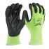Перчатки рабочие Milwaukee HI-VIS CUT A GLOVES 10／XL - 4932479919, Модель: HI-VIS CUT A GLOVES 10／XL, Цвет: Черный, салатовый, внеший вид