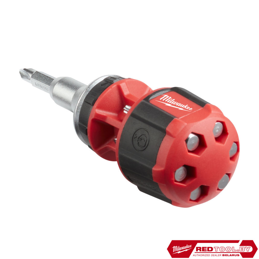 Kupit Universalnaya Korotkaya Otvertka S Treshotkoj Milwaukee 8 In 1 Compact Ratceting Multi Bit Screwdriver 4932471868 Otvertki V Oficialnom Magazine Milwaukee Miluoki S Dostavkoj Po Belarusi